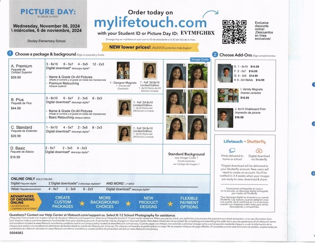 Picture Day Flyer